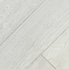 Массивная доска Vecchio Parquet Модерн Дуб Серебро Белая Эмаль с Патиной