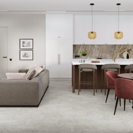 Кварц-виниловая LVT плитка DAMY FLOOR ASCENT LVT 6210-1-LVT Пик Лайла