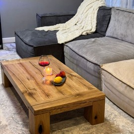 Журнальный столик ручной работы